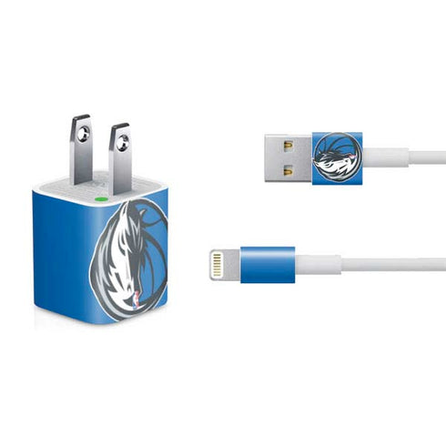 NBA Dallas Mavericks Large Logo iPhone Charger (5W USB) Skin